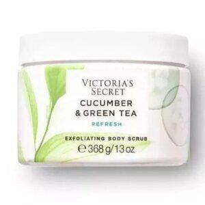 Victorias Secret CUCUMBER & GREEN TEA Natural Beauty Exfoliating Body Scrub NEW
